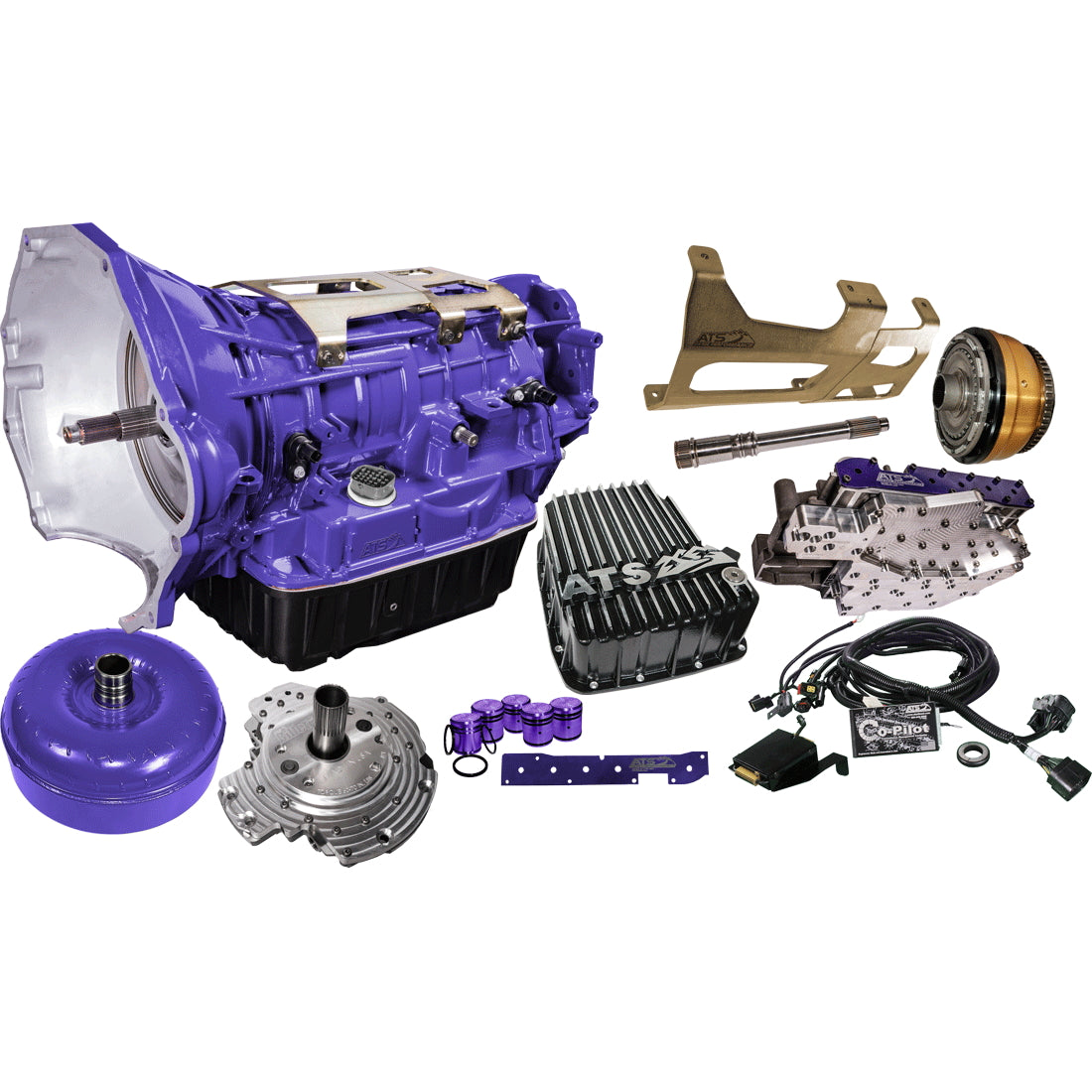 ATS Stage 1 68RFE Transmission Package, 2WD, 2007.5-2011 Dodge RAM 6.7L  Cummins - ATS Diesel, image size:1100x1100