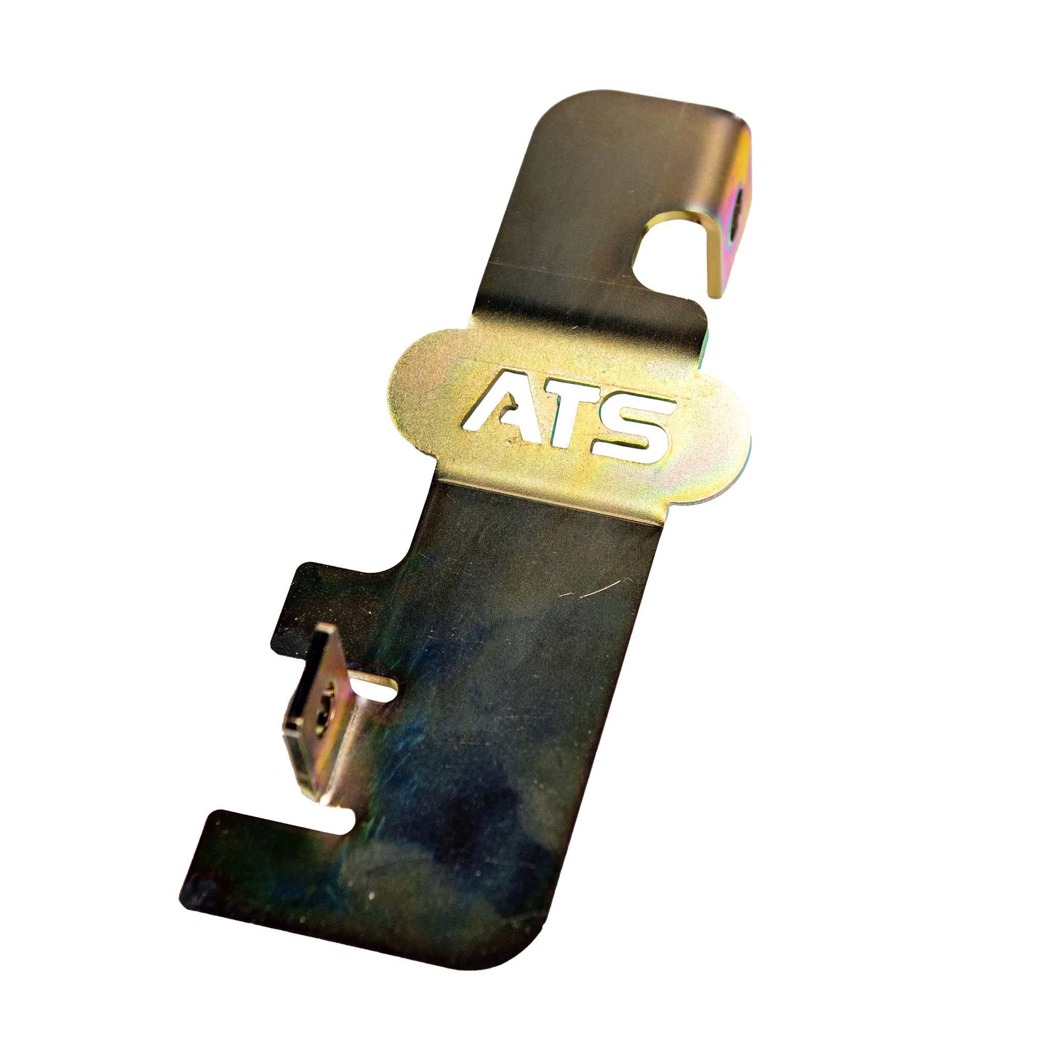 An ATS Diesel Performance thermal bypass valve bracket for 2019-2024 RAM 2500 3500 4500 5500 Diesel Cummins 6.7L 68RFE Trucks to replace the factory one that commonly breaks