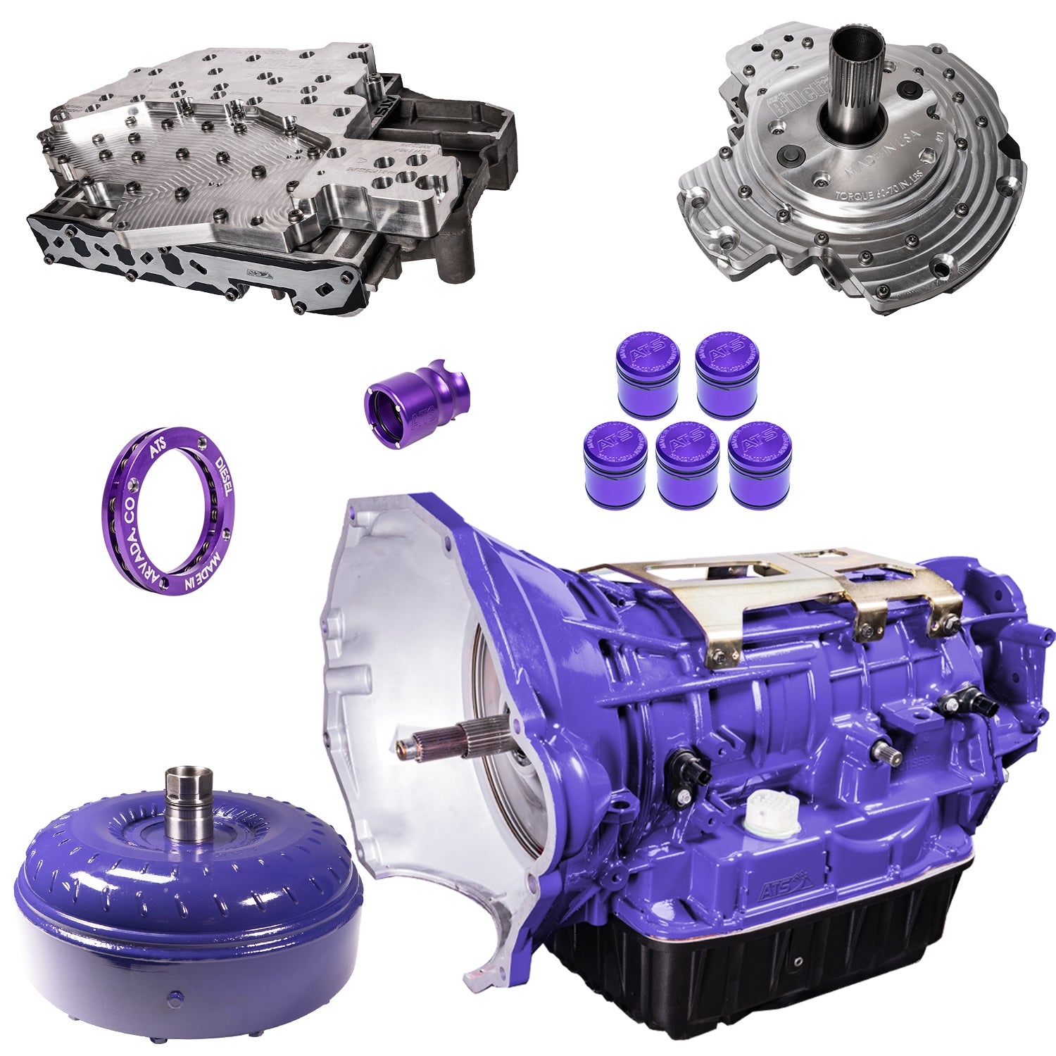 ATS 68RFE Transmission Package 4WD 2007.5-2019+ Dodge Ram 6.7L Cummins 309-614-2326