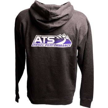ATS Hoodie, Charcoal Grey w/ Two Print Logo 815-600-1000